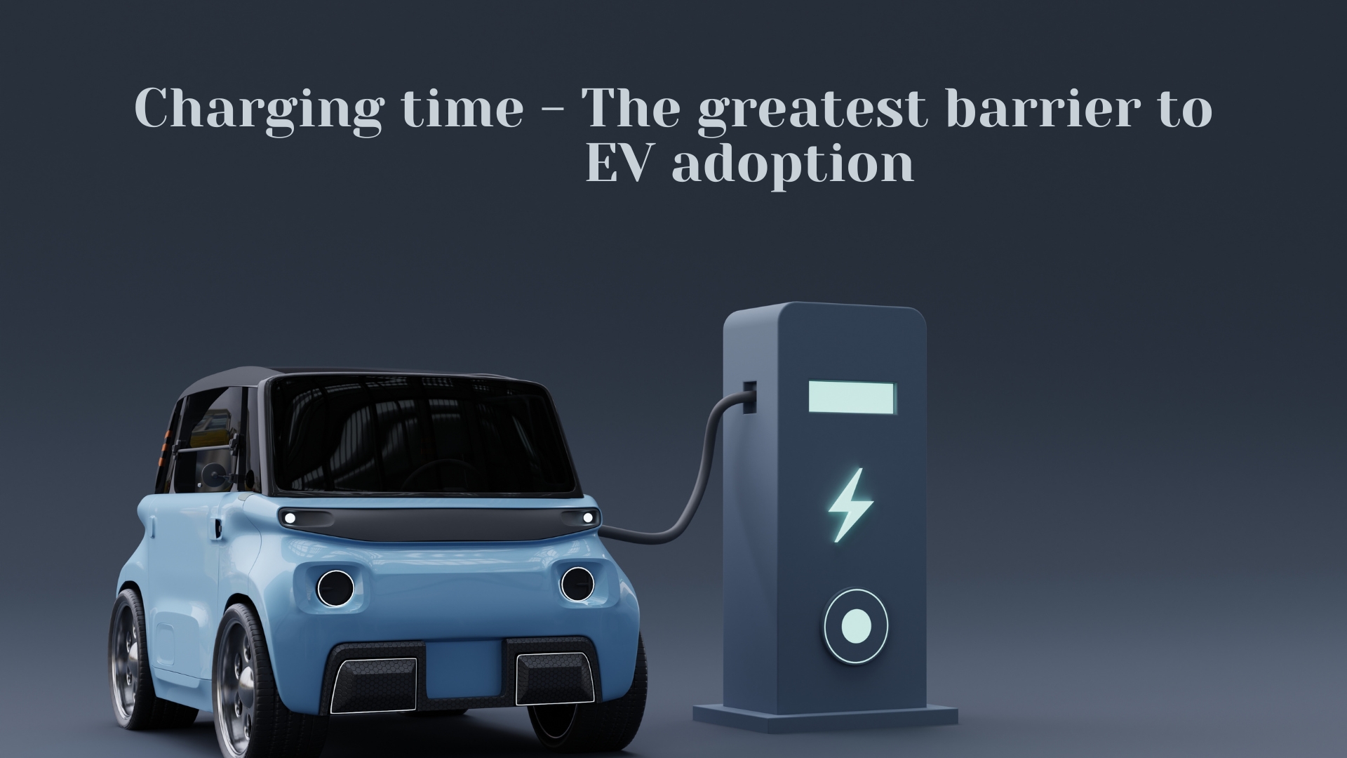 How can an electric vehicle charging time be reduced?
